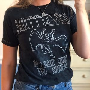 Urban Outfitters Blue Tie Die Led Zeppelin Shirt